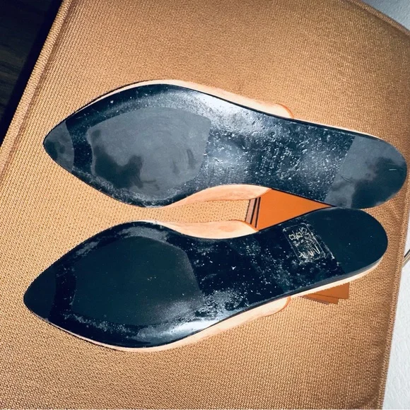 Jenni Kayne Chic Minimalist Camel Suede Mule Flats Made in Italy Retail$395 - Picture 5 of 5